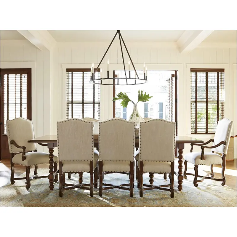 596655 Universal Furniture Paula Deen Dogwood - Low Tide Dining Room Furniture Dining Table