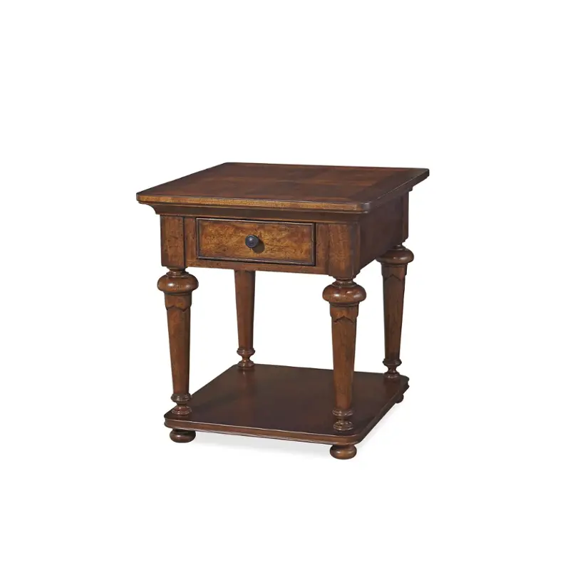 596804 Universal Furniture Paula Deen Dogwood - Low Tide Living Room Furniture End Table