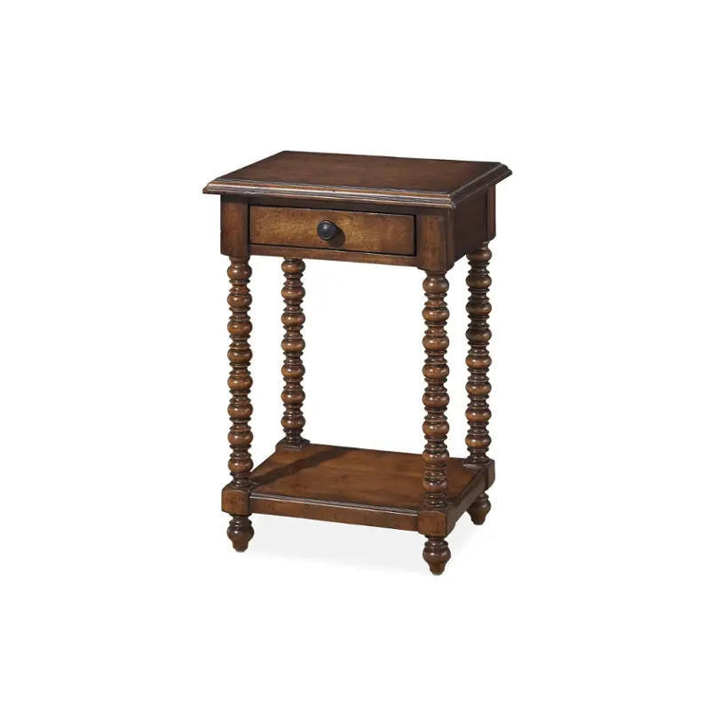 596827 Universal Furniture Paula Deen Dogwood - Low Tide Living Room Furniture End Table