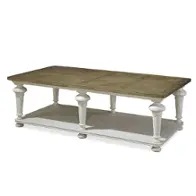 597a801 Universal Furniture Paula Deen Dogwood - Blossom Living Room Furniture Cocktail Table
