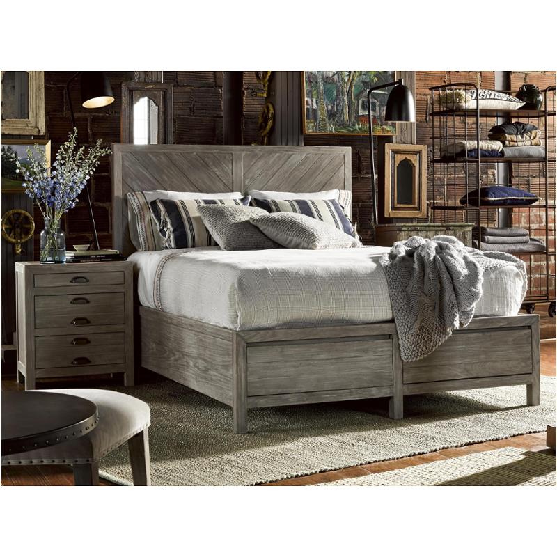 558250 Universal Furniture Queen Biscayne Bed - Greystone