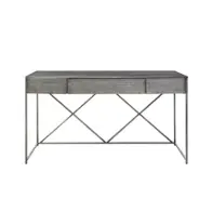 558813 Universal Furniture Curated - Greystone Home Office Furniture Desk