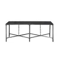 558829 Universal Furniture Curated - Greystone Living Room Furniture Cocktail Table