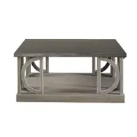558820 Universal Furniture Curated - Greystone Living Room Furniture Cocktail Table