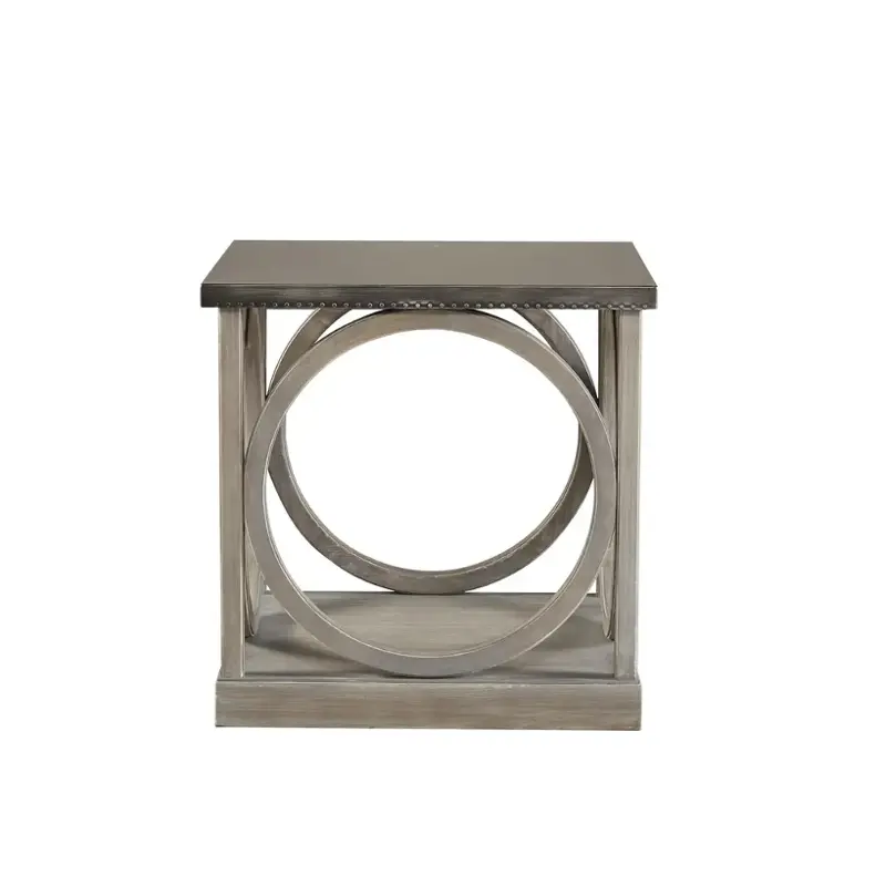 558825 Universal Furniture Carlton End Table - Greystone