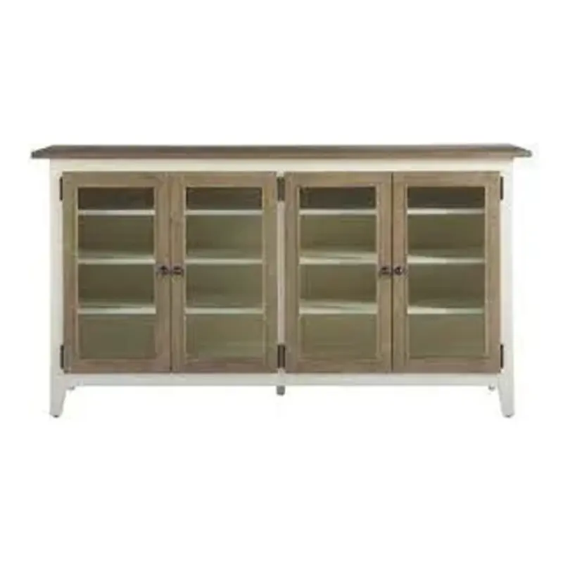 128968 Universal Furniture Great Rooms - Terrace Gray/washed Linen Home Entertainment Furniture Tv Console