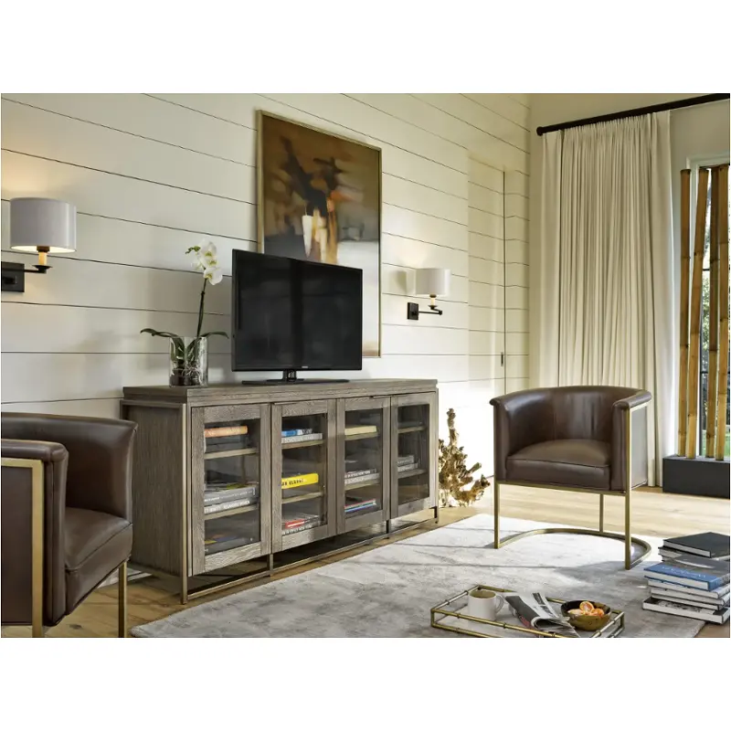 642968 Universal Furniture Modern - Charcoal Living Room Furniture Tv Console
