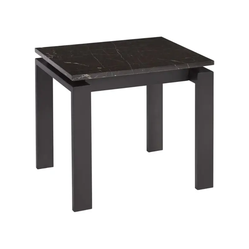 870812b4 Universal Furniture Vance End Table Black Marble