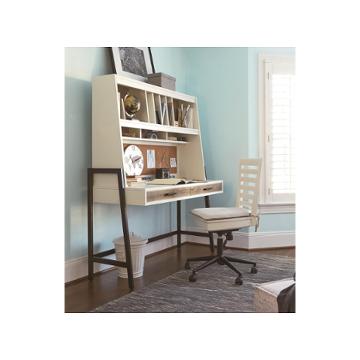 5321020 Универсальная мебель Myroom - пергаментно-серый стол для домашнего офиса