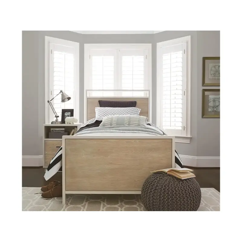 5321137 Universal Furniture Myroom - Parchment &amp;amp; Gray Bedroom Furniture Bed