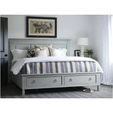 986260-st Universal Furniture Summer Hill - French Gray Bedroom Furniture Bed