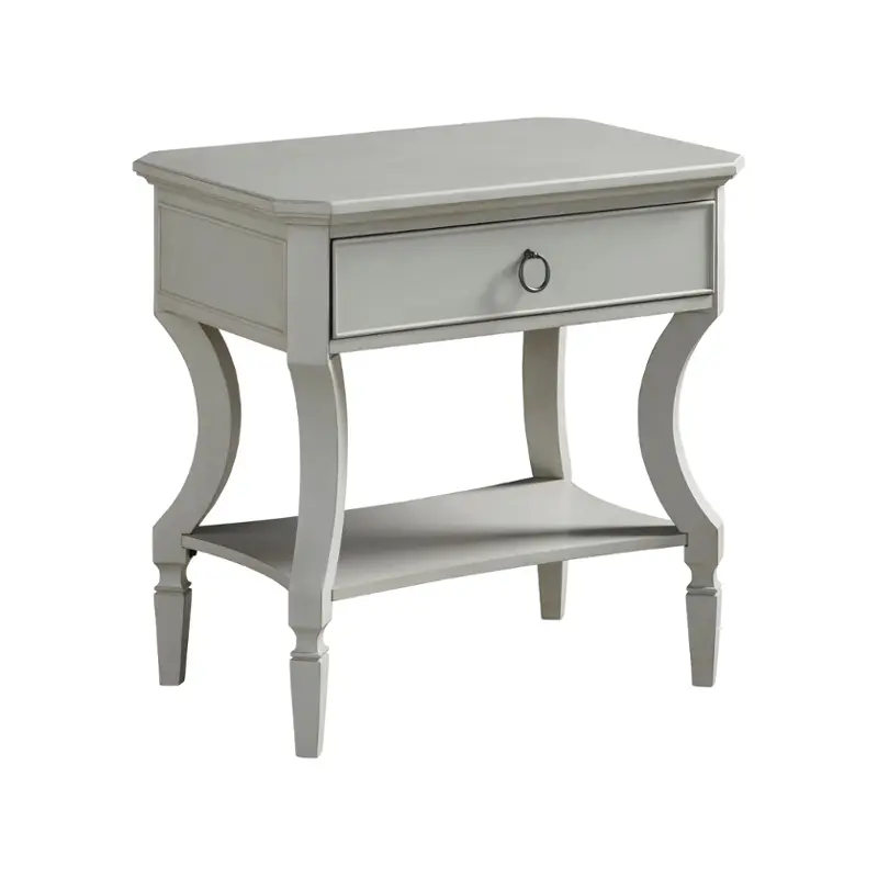 986356 Universal Furniture Summer Hill - French Gray Bedroom Furniture Nightstand