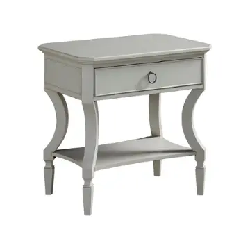 986356 Universal Furniture Summer Hill - French Gray Bedroom Furniture Nightstand