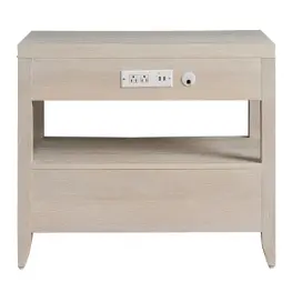 U428350 Universal Furniture Avaline - White Oak Bedroom Furniture Nightstand