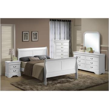 4936 Full Bedroom Lifestyle Louis Phillipe - White Bedroom Furniture
