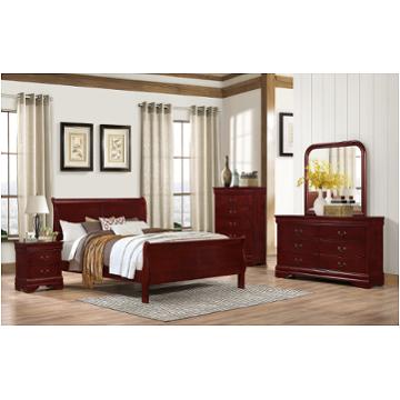 4937 Full Bedroom Lifestyle Louis Phillipe - Cherry Bedroom Furniture