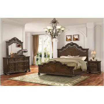 0461 Oak Queen Bedroom Lifestyle 0461 - Oak Bedroom Furniture