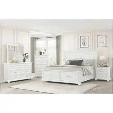 0460w White Queen Bedroom Lifestyle 0460w - White Bedroom Furniture