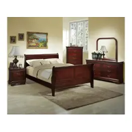 5933-fsa Lifestyle Louis Phillipe Bedroom Furniture Bed