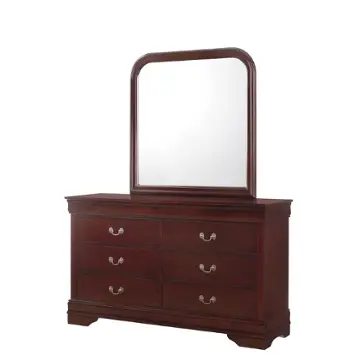 4937-050 Lifestyle Louis Phillipe - Cherry Bedroom Furniture Mirror