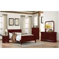4937-qsb Lifestyle Louis Phillipe - Cherry Bedroom Furniture Bed