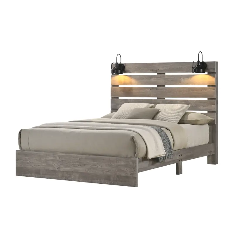 8359a-fcb Lifestyle 8359 Bedroom Furniture Bed