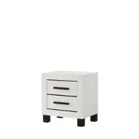8377a-020 Lifestyle 8377a - White Bedroom Furniture Nightstand