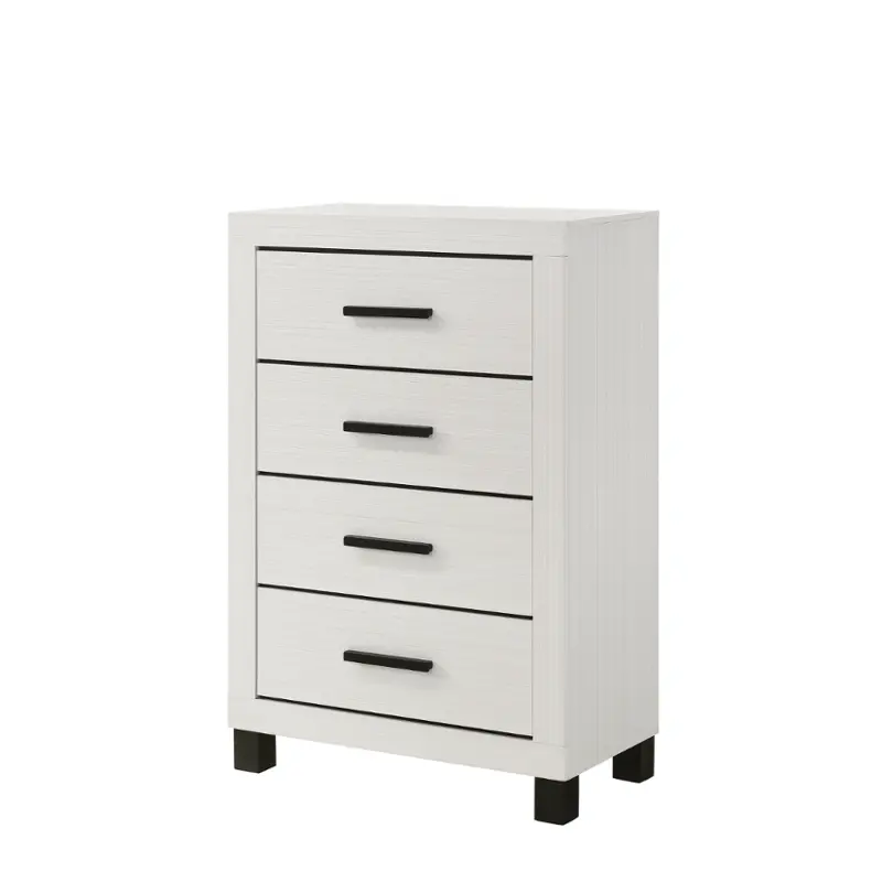 8377a-n03 Lifestyle 8377a - White Bedroom Furniture Chest