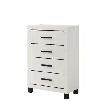 8377a-n03 Lifestyle 8377a - White Bedroom Furniture Chest