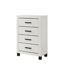 8377a-n03 Lifestyle 8377a - White Bedroom Furniture Chest