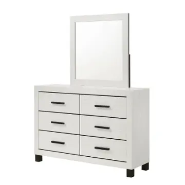 8377a-n04 Lifestyle 8377a - White Bedroom Furniture Dresser