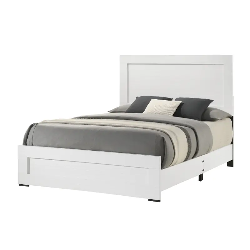 8377a-qc8 Lifestyle 8377a - White Bedroom Furniture Bed
