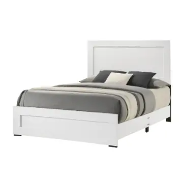 8377a-qc8 Lifestyle 8377a - White Bedroom Furniture Bed
