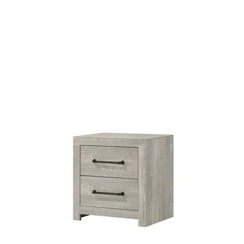 0300a-020 Lifestyle 0300a - White Wash Bedroom Furniture Nightstand