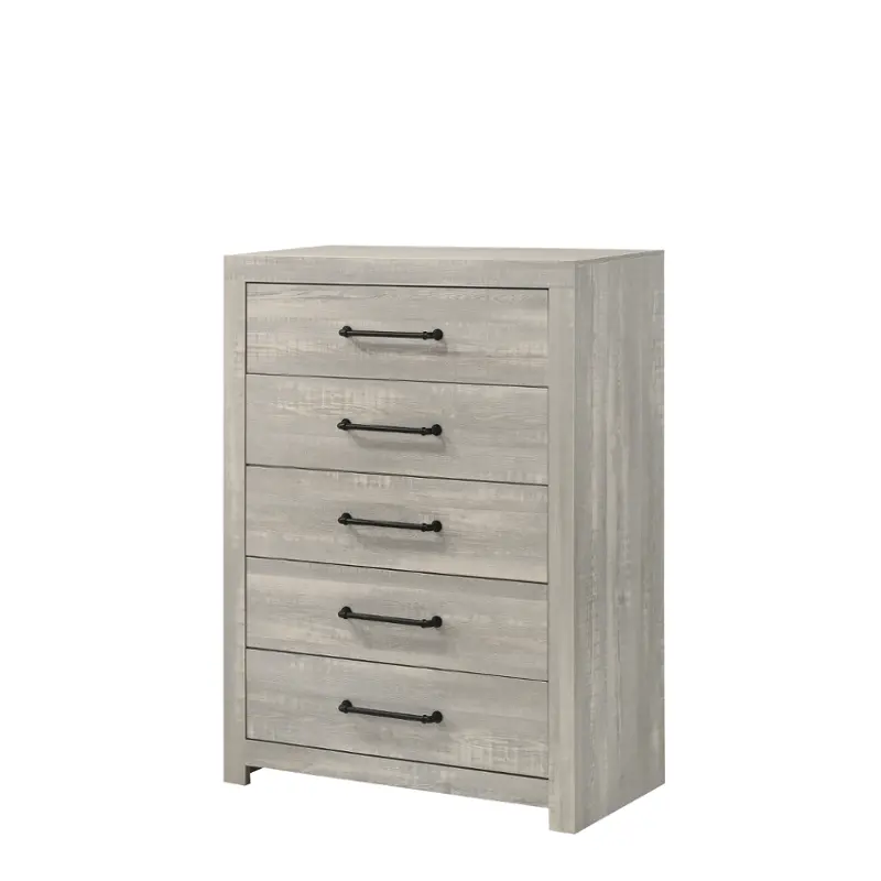 0300a-n03 Lifestyle 0300a - White Wash Bedroom Furniture Chest