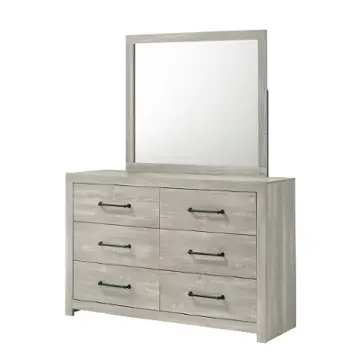 0300a-n04 Lifestyle 0300a - White Wash Bedroom Furniture Dresser