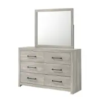 0300a-n04 Lifestyle 0300a - White Wash Bedroom Furniture Dresser