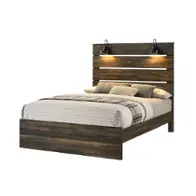 0399a-qx0 Lifestyle 0399a - Brown Butcher Block Bedroom Furniture