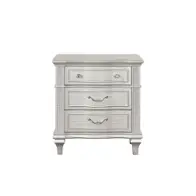 0405a-025 Lifestyle 0405a - Silver Bedroom Furniture Nightstand