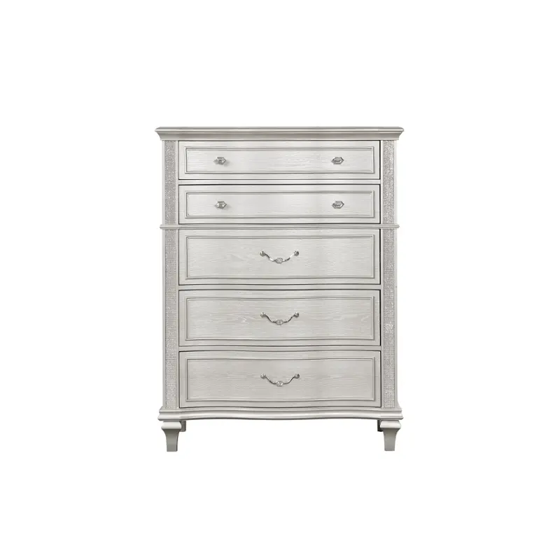 0405a-n35 Lifestyle 0405a - Silver Bedroom Furniture Chest