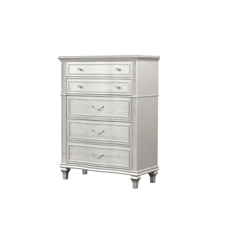 0405a-n35 Lifestyle 0405a - Silver Bedroom Furniture Chest