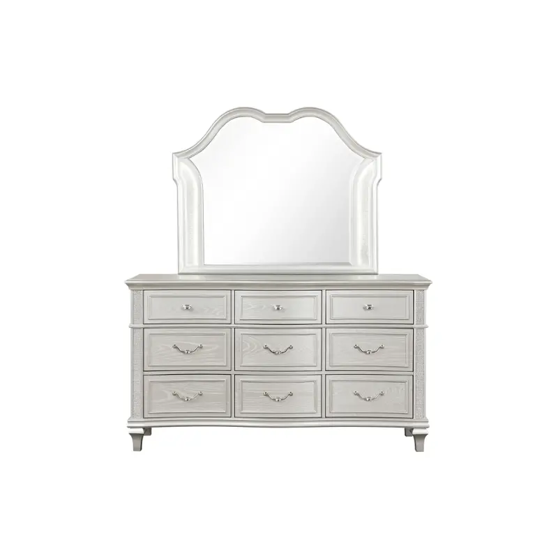 0405a-n45 Lifestyle 0405a - Silver Bedroom Furniture Dresser