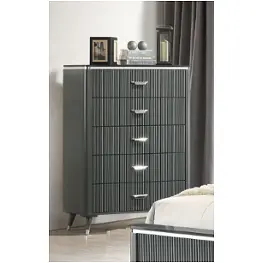 0308a-n35 Lifestyle 0308a - Grey Bedroom Furniture Chest