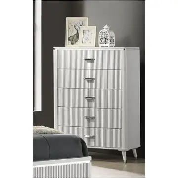0308w-n35 Lifestyle 0308w - White Bedroom Furniture Chest