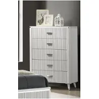 0308w-n35 Lifestyle 0308w - White Bedroom Furniture Chest