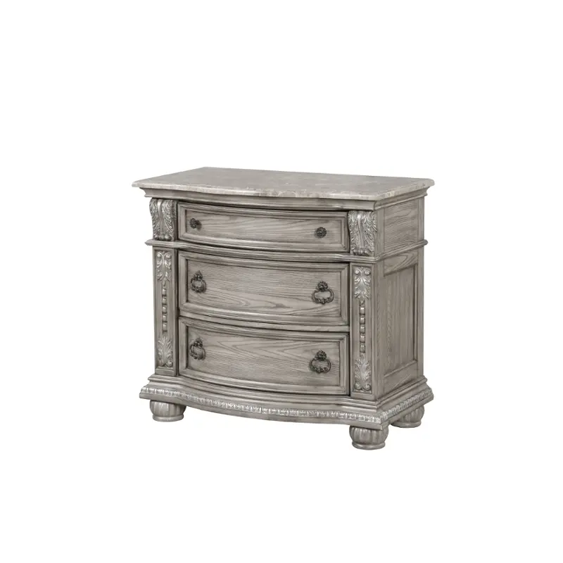 0401a-028 Lifestyle 0401a - Grey Bedroom Furniture Nightstand
