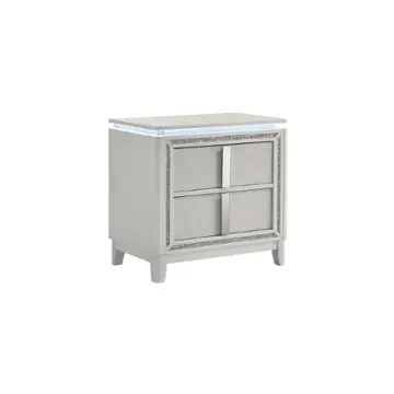 0318a-02u Lifestyle 0318a - White Bedroom Furniture Nightstand