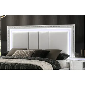 0318a-g2a Lifestyle 0318a - White Bedroom Furniture Bed