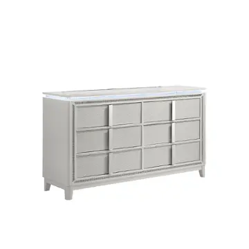 0318a-n45 Lifestyle 0318a - White Bedroom Furniture Dresser