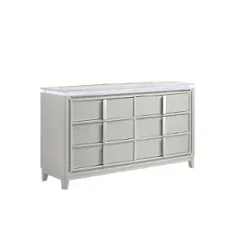 0318a-n45 Lifestyle 0318a - White Bedroom Furniture Dresser
